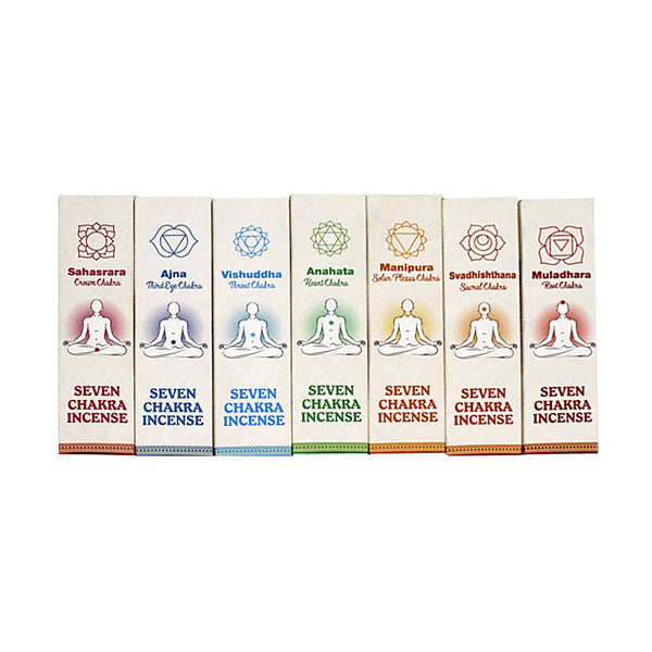 Seven Chakra Tibetan Incense Set (Nepa Crafts)