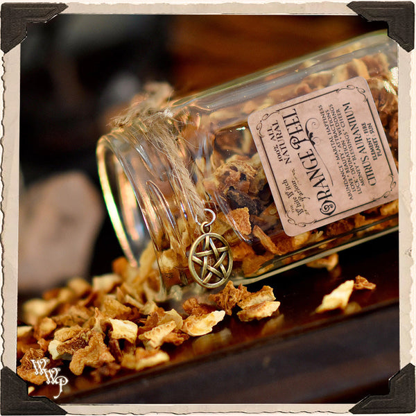 ORANGE PEEL APOTHECARY. Dried Herbs. For Abundance, Cheer, Renewal & Attractions