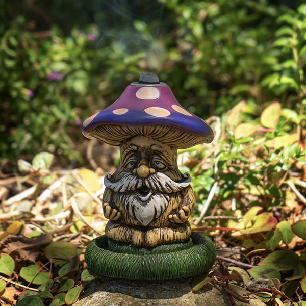 Mushroom Grandpa Backflow Incense Burner