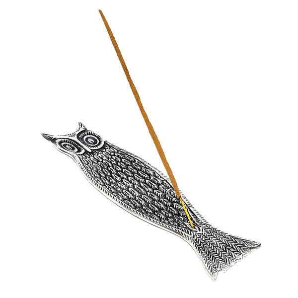 Owl Metal Incense Stick Holder