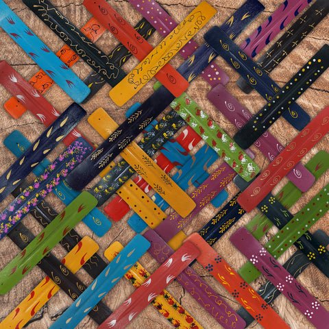 Mango Printed Incense Holders