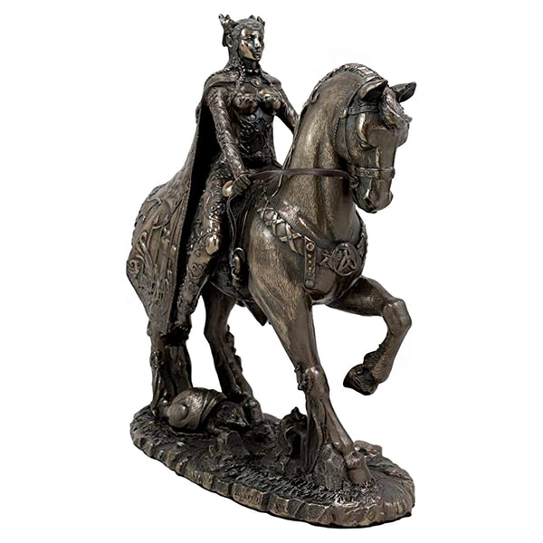 Rhiannon on Horse Statue