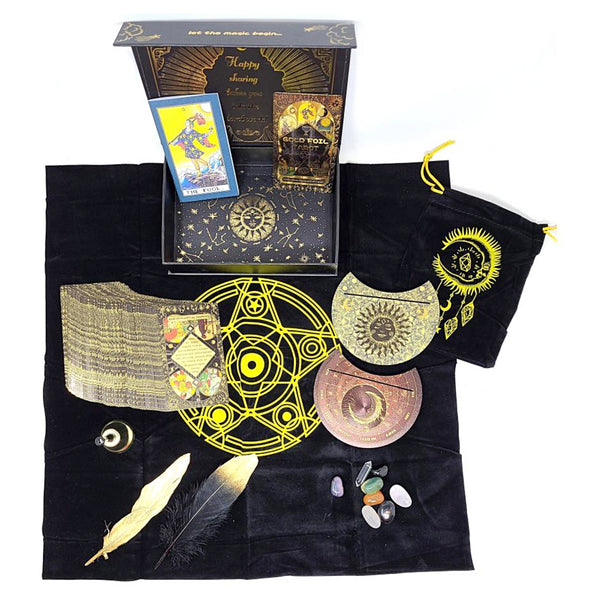 Rider-Waite Black Gold Foil Tarot Card Box Gift Set