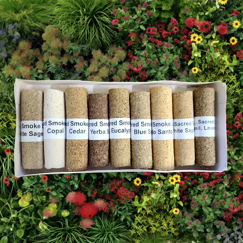 Sacred Smoke Logs Set - 9 Pack Smudge Collection