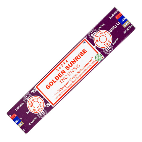 Satya Golden Sunrise Incense Sticks 15 gm