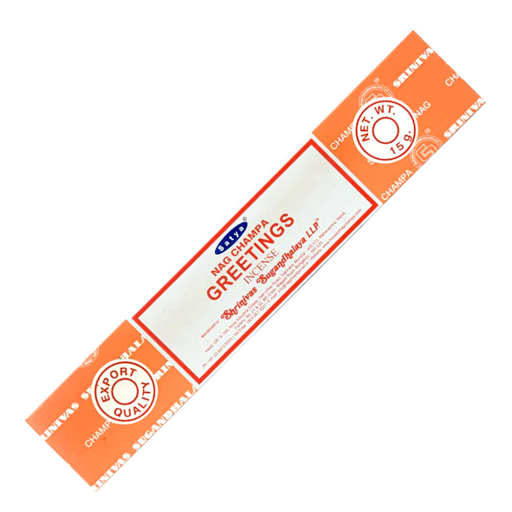 Satya Greetings Incense Sticks 15g