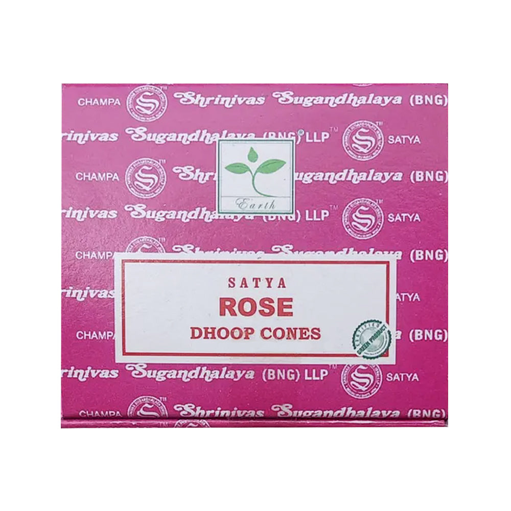 Satya Rose Dhoop Incense Cones