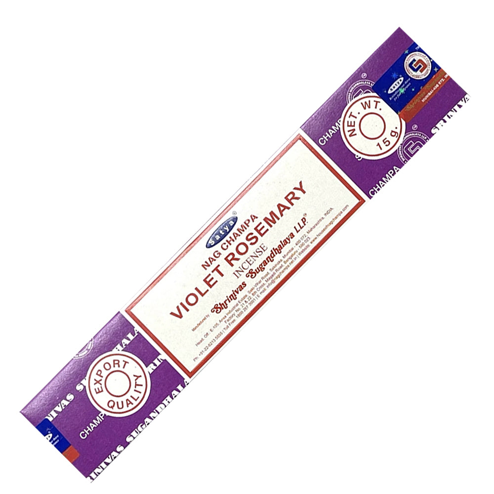 Satya Violet Rosemary Incense Sticks 15 gm