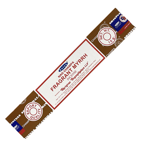 Satya Fragrant Myrrh Incense Sticks 15g