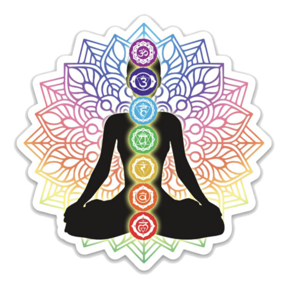 Seven Chakra Lotus Mandala Sticker