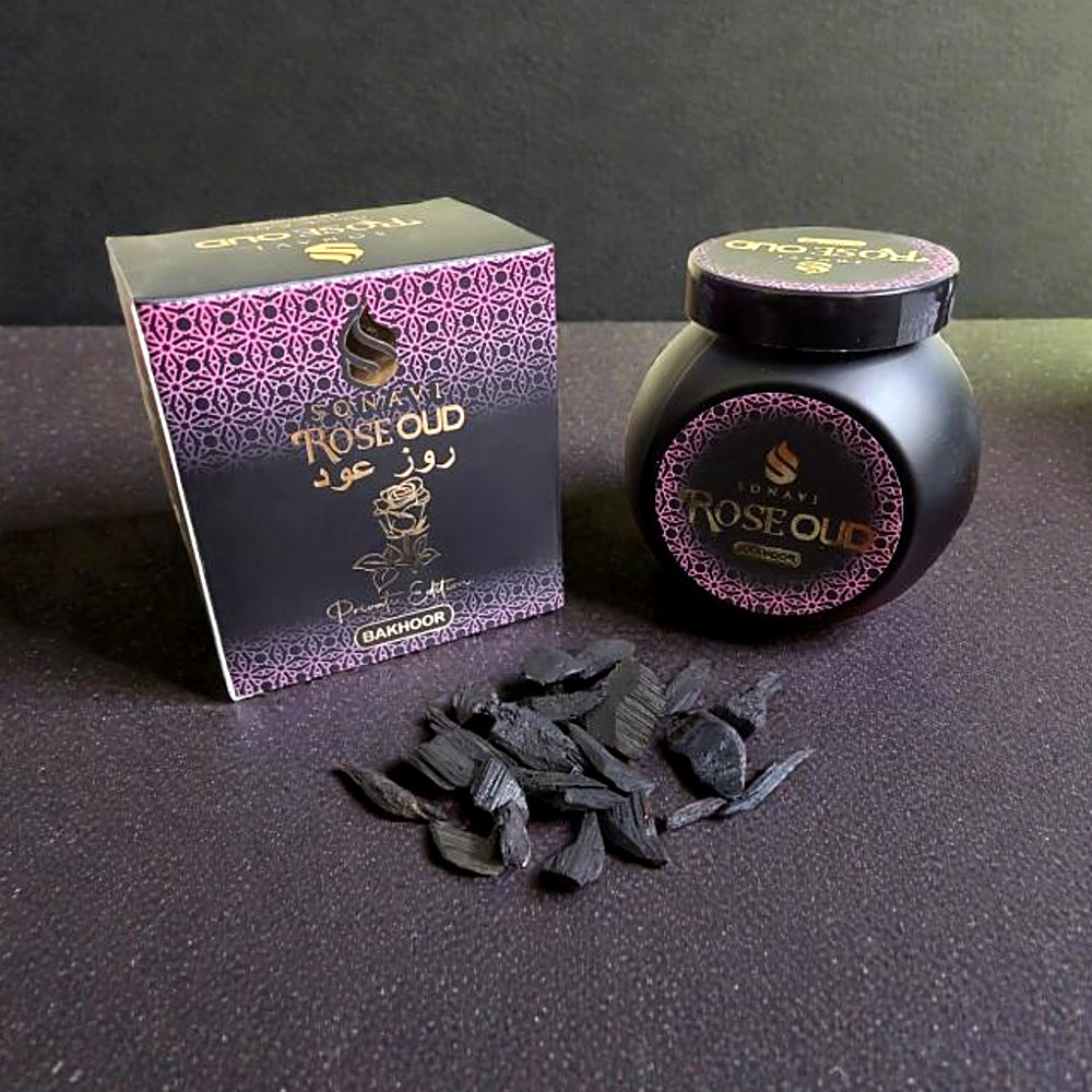 SONAVI – Private Edition Rose Oud Bakhoor Incense Chips 40g