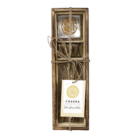 Solar Plexus Wooden Incense Gift Set