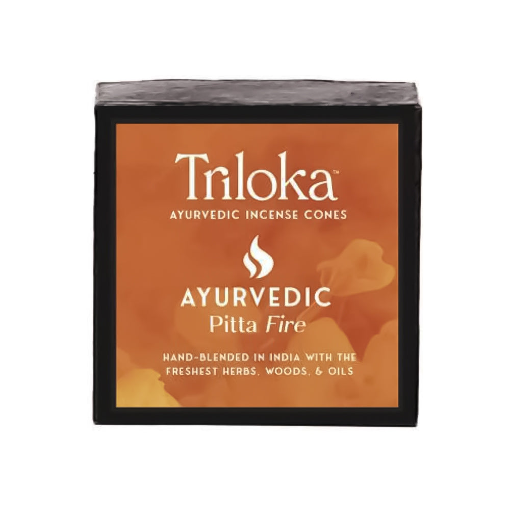 Triloka Ayurvedic Pitta-Fire Incense Cones