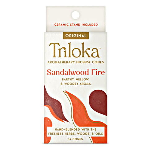 Triloka Sandalwood Fire Incense Cones