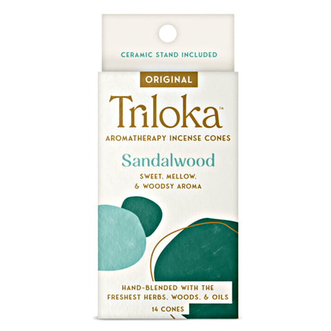 Triloka Sandalwood Incense Cones
