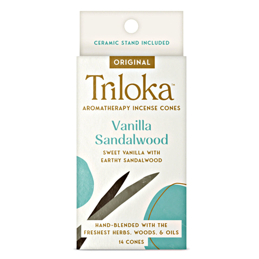Triloka Vanilla Sandalwood Incense Cones