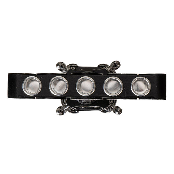 Triple Moon Pentagram 5 Candle Holder