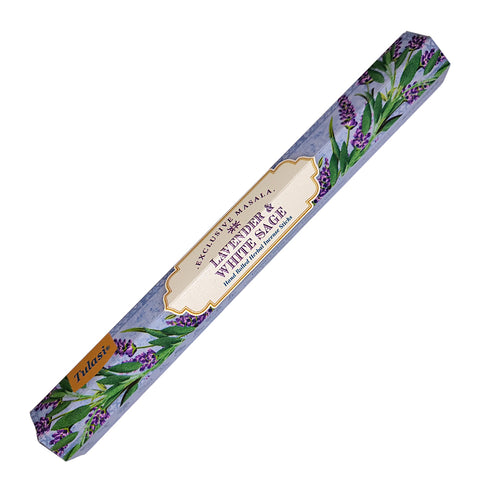 Tulasi Exclusive Masala Lavender & White Sage Incense Sticks