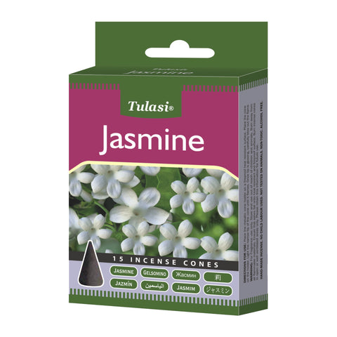 Tulasi Jasmine Incense Cones