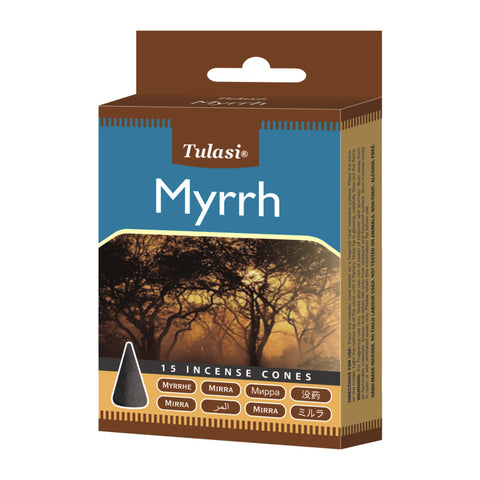 Tulasi Myrrh Incense Cones