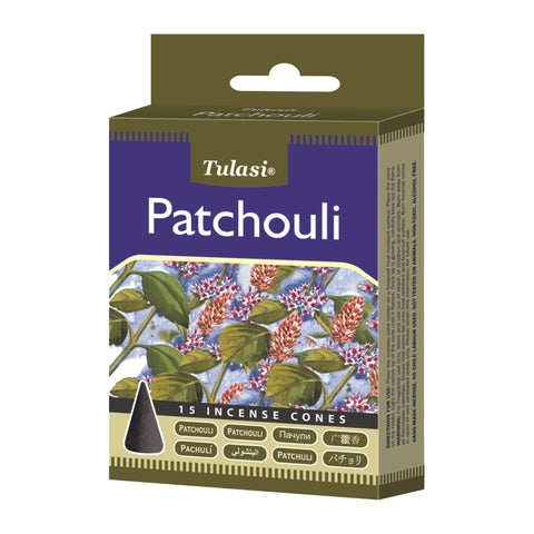 Tulasi Patchouli Incense Cones