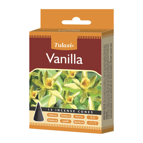 Tulasi Vanilla Incense Cones