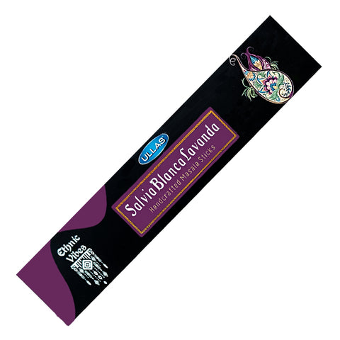 Ullas Ethnic Vibes White Sage & Lavender Incense Sticks