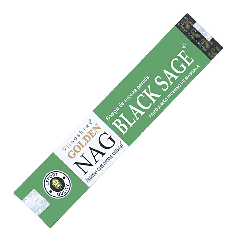 Vijayshree Golden Nag - Black Sage Incense Sticks