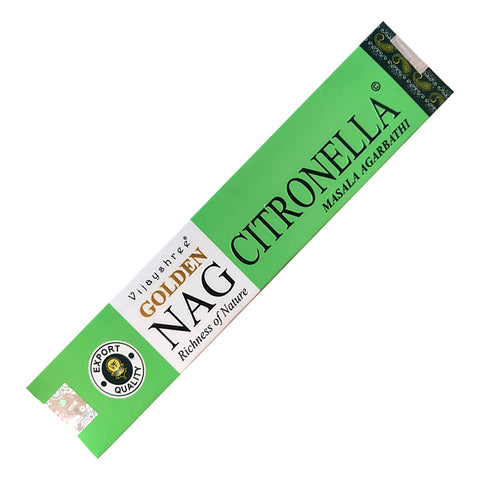 Vijayshree Golden Nag - Citronella Incense Sticks