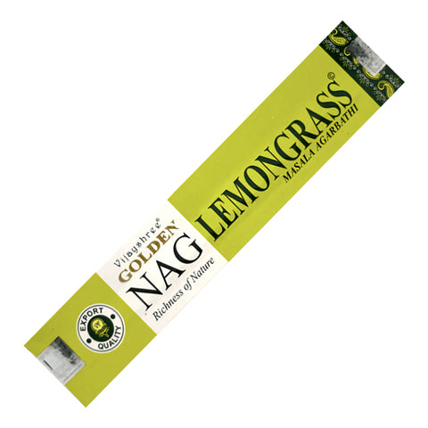 Vijayshree Golden Nag - Lemongrass Incense Sticks