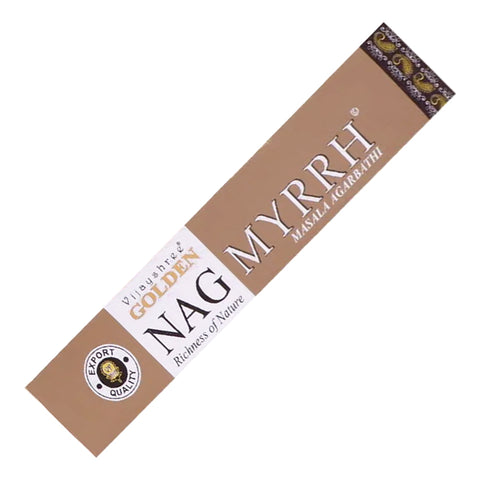 Vijayshree Golden Nag - Myrrh Incense Sticks