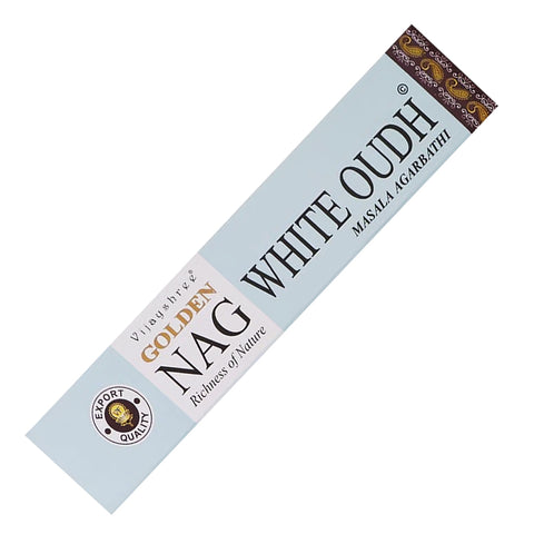 Vijayshree Golden Nag - White Oudh Incense Sticks