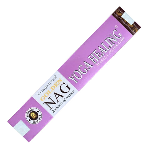 Vijayshree Golden Nag - Yoga Healing Incense Sticks