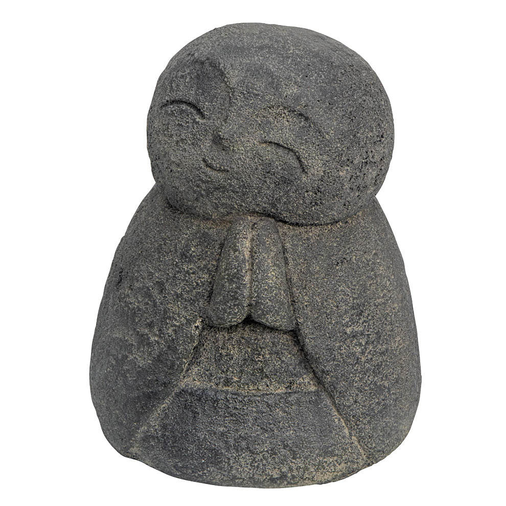 Mini Happy Jizo Buddha Volcanic Stone Statue