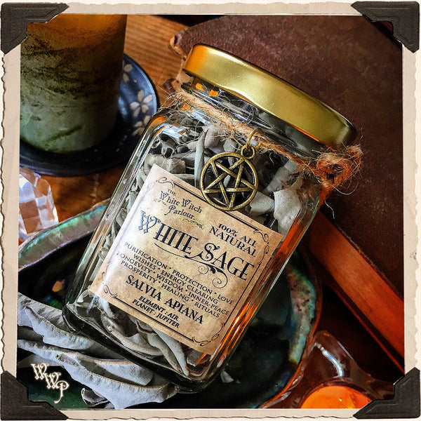 WHITE SAGE APOTHECARY. Dried Herbs. For Purification, Wishes & Ceremony.