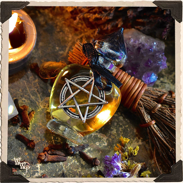 WITCH CRAFT All Natural Alchemy Oil Potion 1/3oz. For Psychic Protection, Empowerment & Spiritual Advancement.