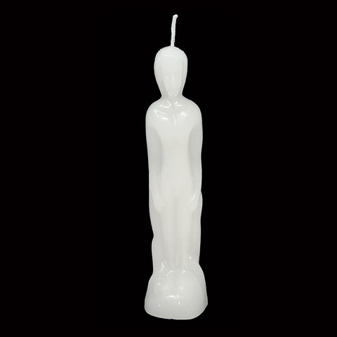 Male Candle - White