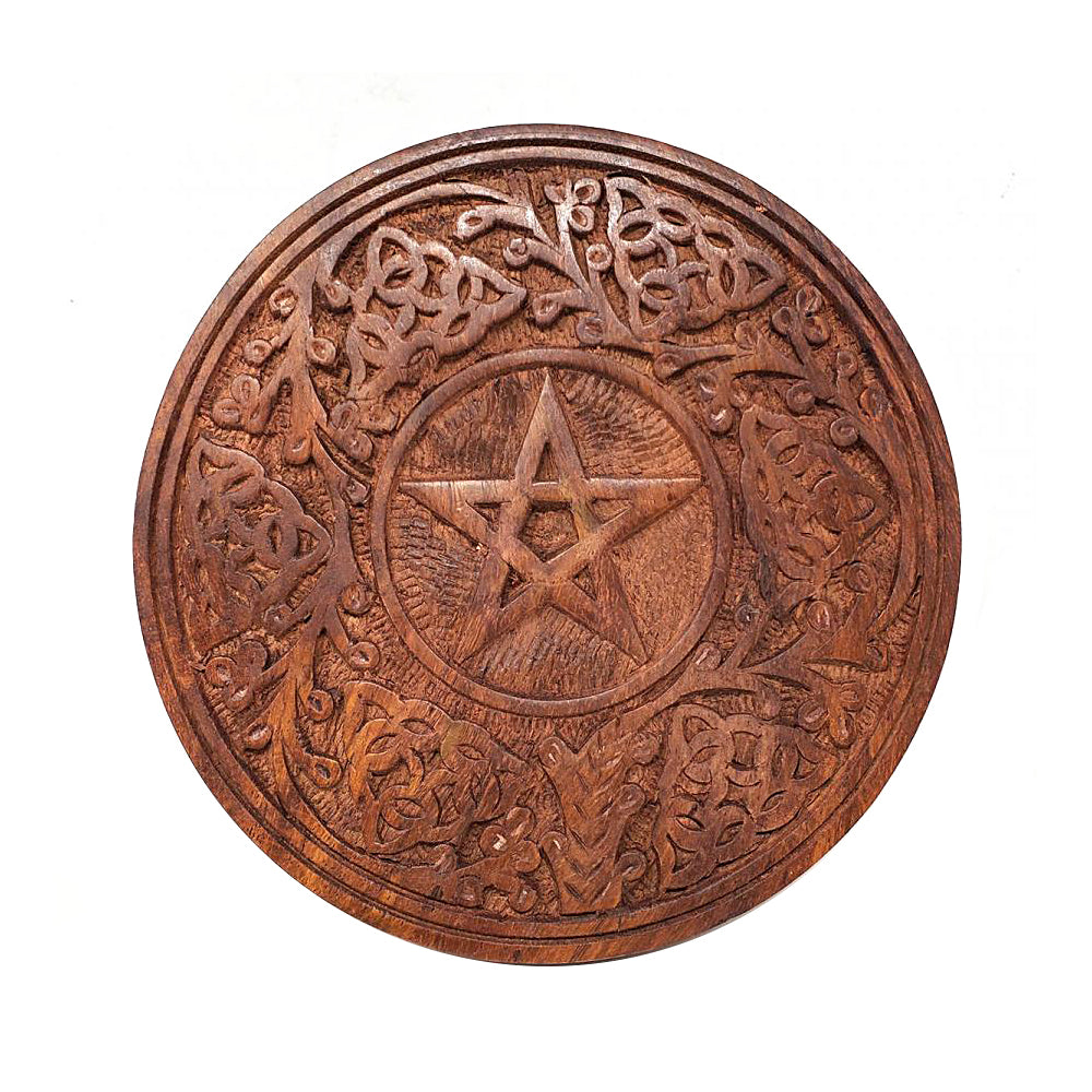 Pentagram Wood Altar Tile 6