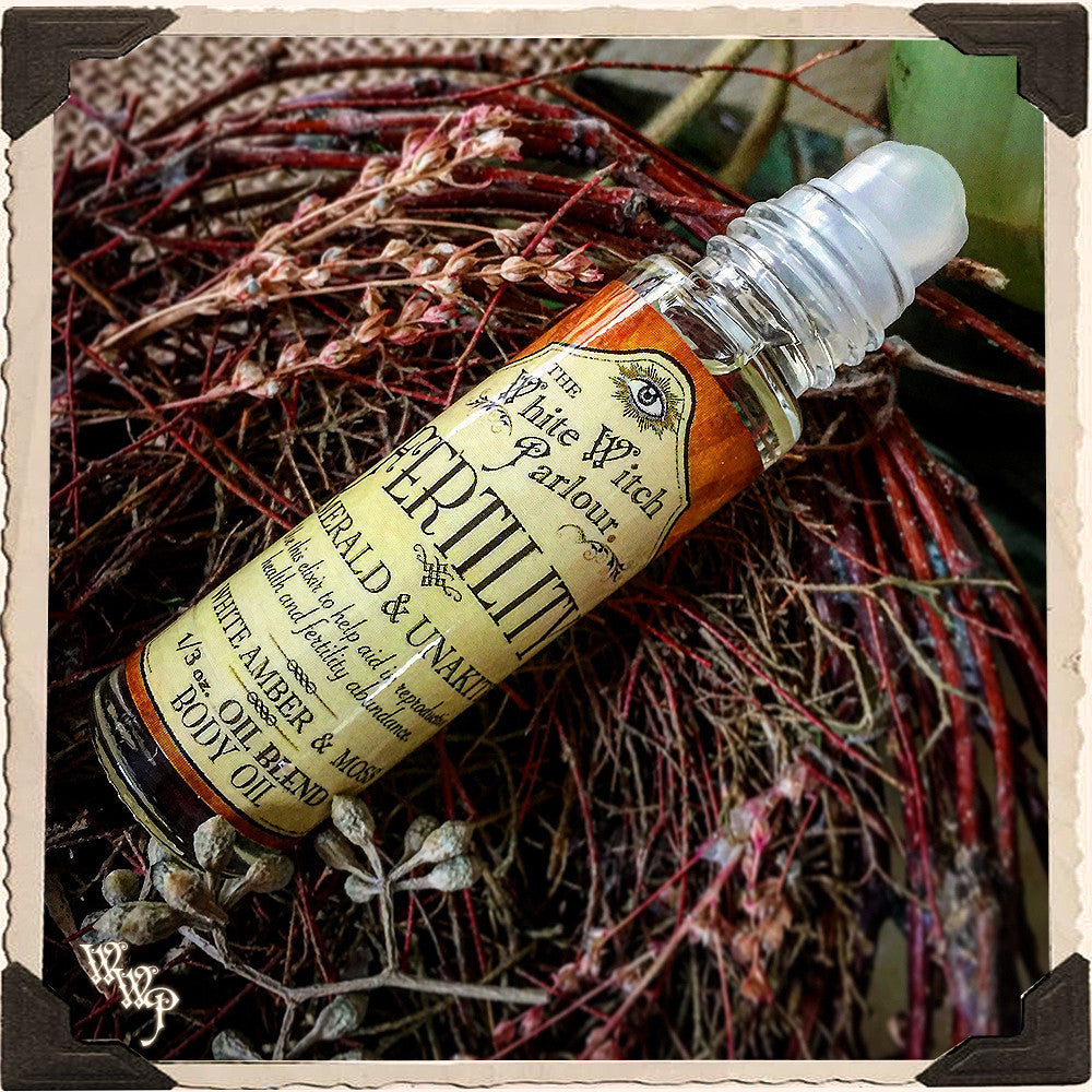 FERTILITY Elixir 1/3oz. Body Oil Rollon. For Creation, New Beginnings & Abundant Opportunities.