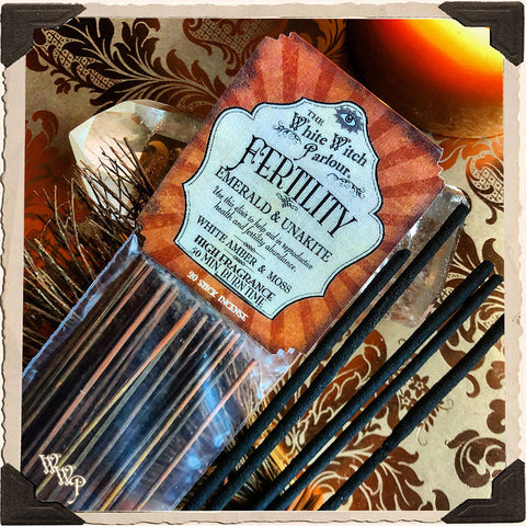 FERTILITY INCENSE. 20 Stick Pack. For Creation, New Beginnings & Abundant Opportunities.