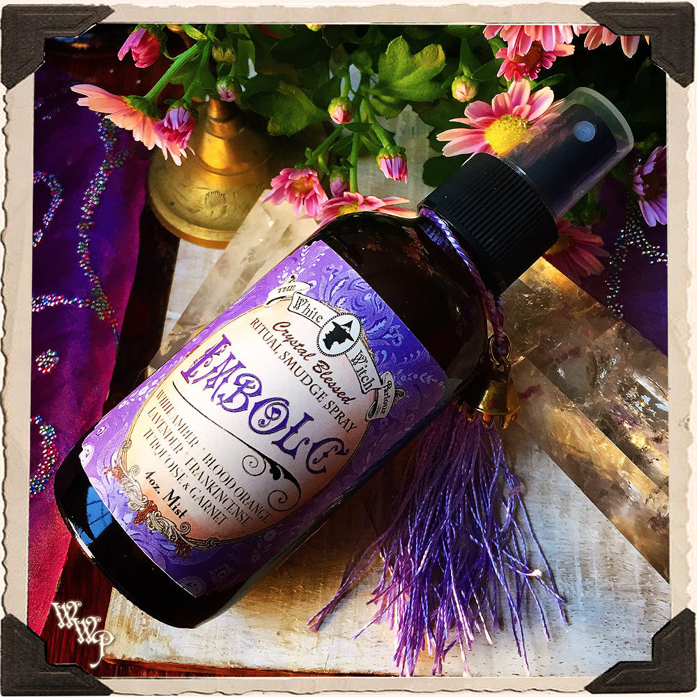 IMBOLC 4oz. Alchemy RITUAL SMUDGE SPRAY For Mid-Winter, Renewed Energy & Beginnings.