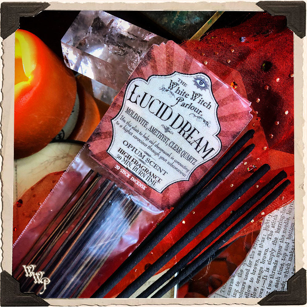 LUCID DREAM ELIXIR INCENSE. 20 Stick Pack. For Dreamwork & Subconscious Awakening.