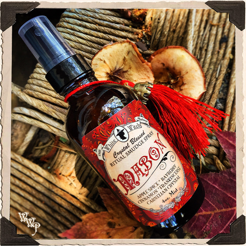 MABON 4oz. Alchemy RITUAL SMUDGE SPRAY. For Thanksgiving, Harvest & Prosperity.