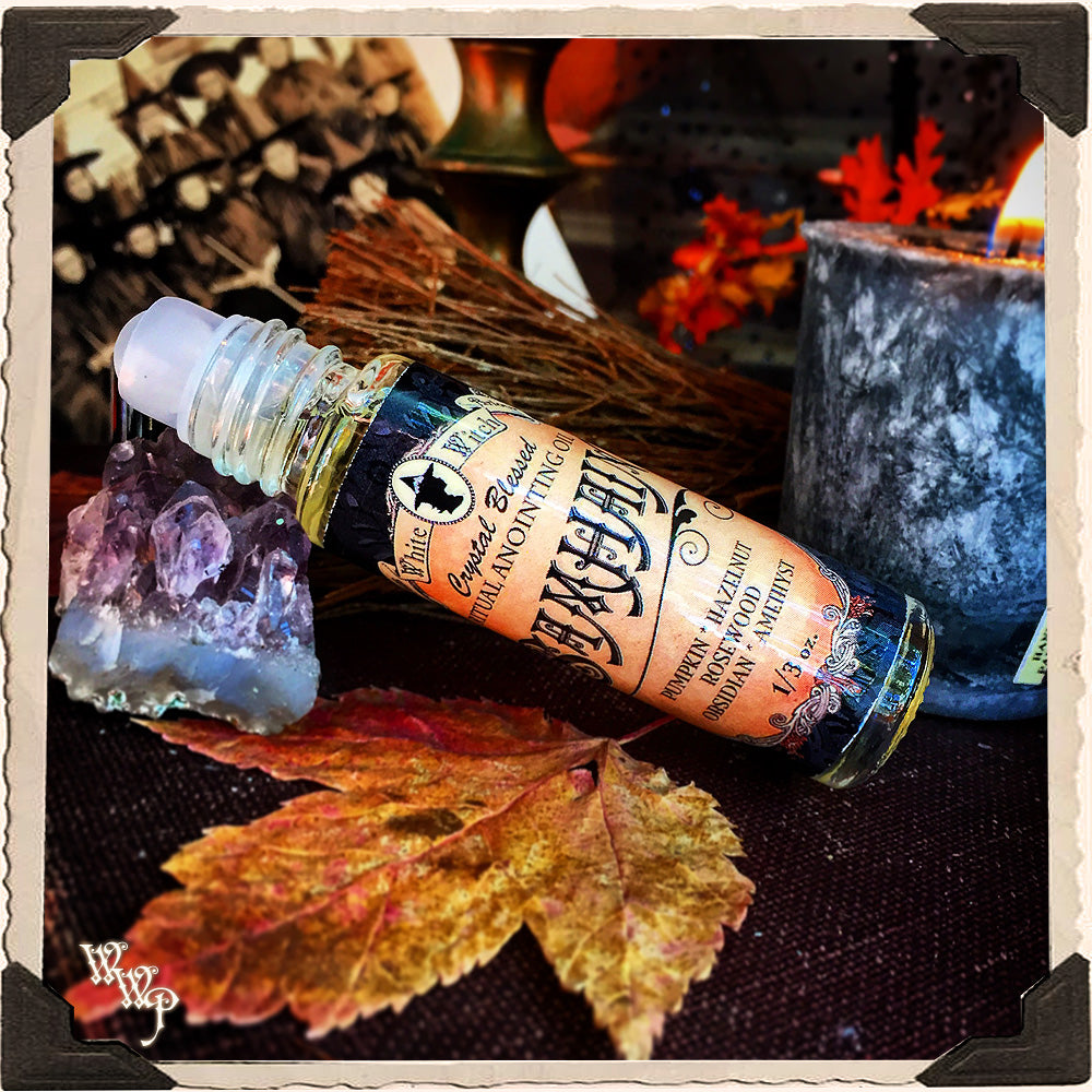 LIMITED STOCK: SAMHAIN Alchemy RITUAL OIL 1/3 ROLLON. For Halloween, Autumn, Sabbat & Ceremony.