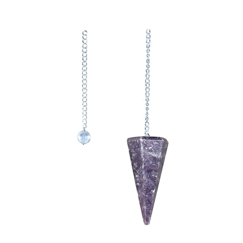 6 sided Pendulum - Lapidolite