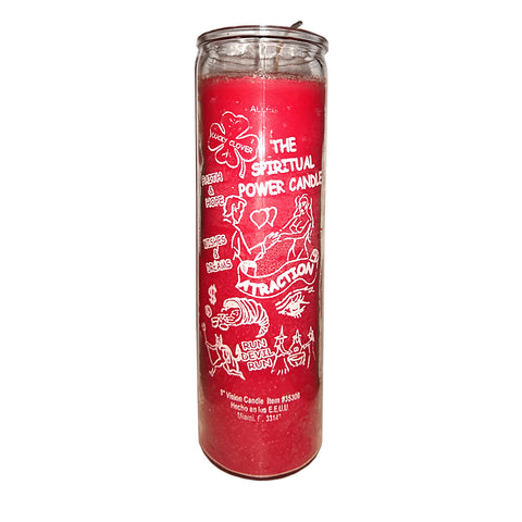 7 Day Attraction Glass Candle