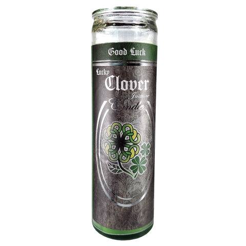 7 Day Glass Ritual Candle - Lucky Clover - Jasmine