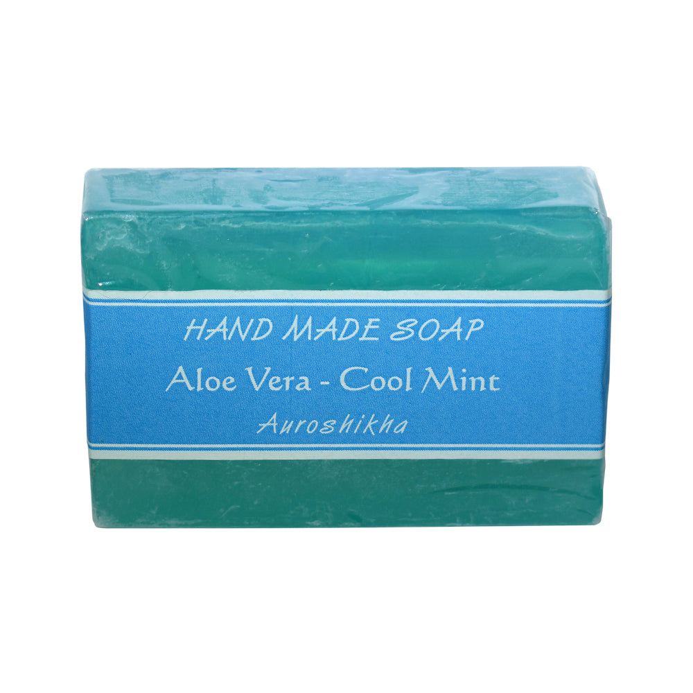 Auroshikha Aloe Vera - Cool Mint Soap