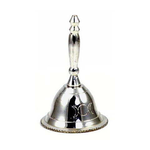 Brass Altar Bell with Triple Moon Symbol at Rs 1167.00, Vapi