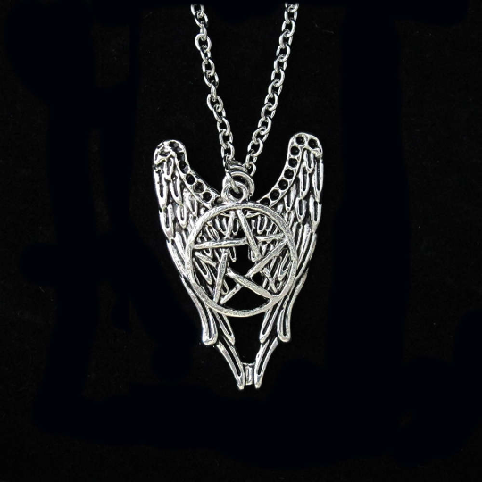 Winged pentagram Necklace